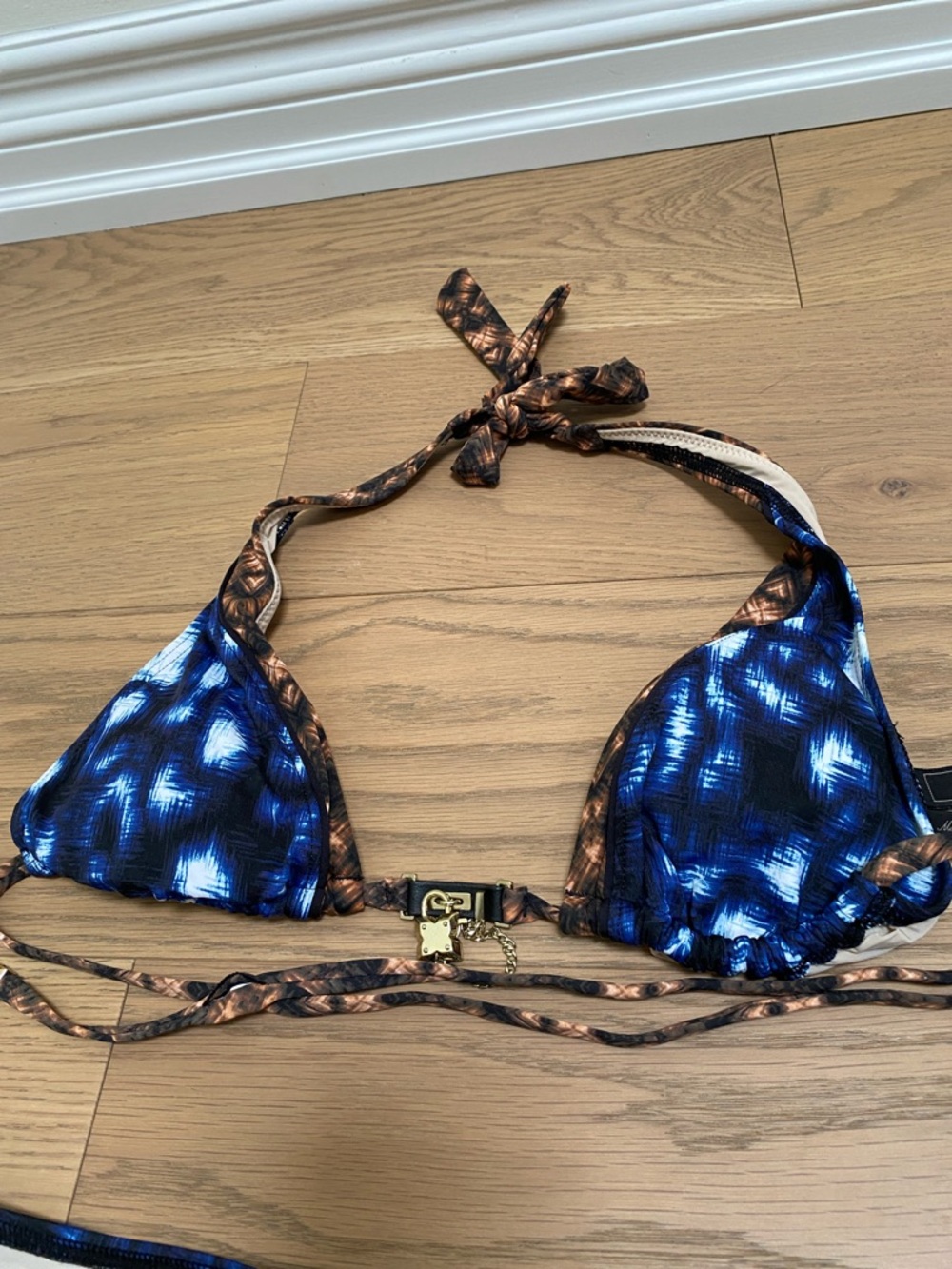 BCBGMaxAzria Bikini Set With Gold Accents - Picture 4 of 14